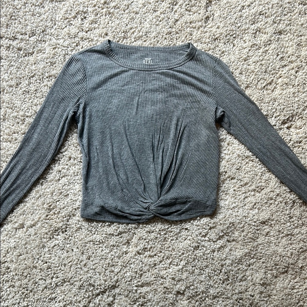 Aerie Gray Long Sleeve